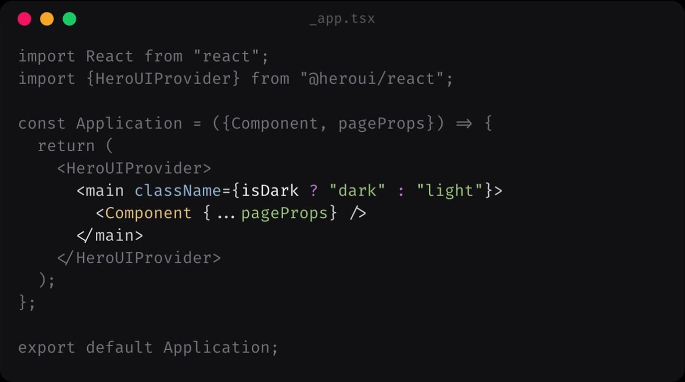 Example of well written code